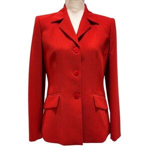 Kasper Vibrant Red Women's Blazer Jacket (4)